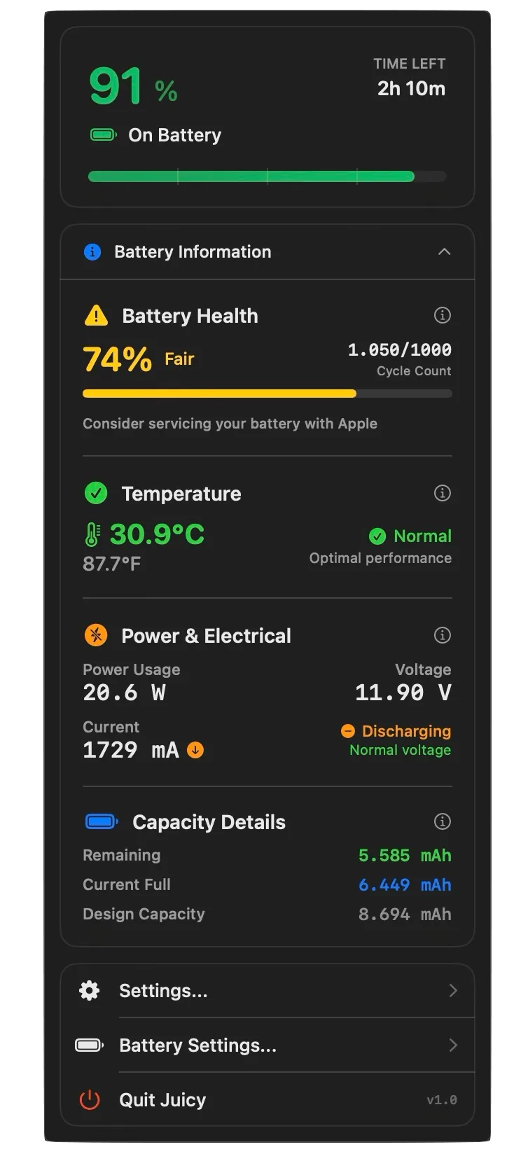 Battery Alert